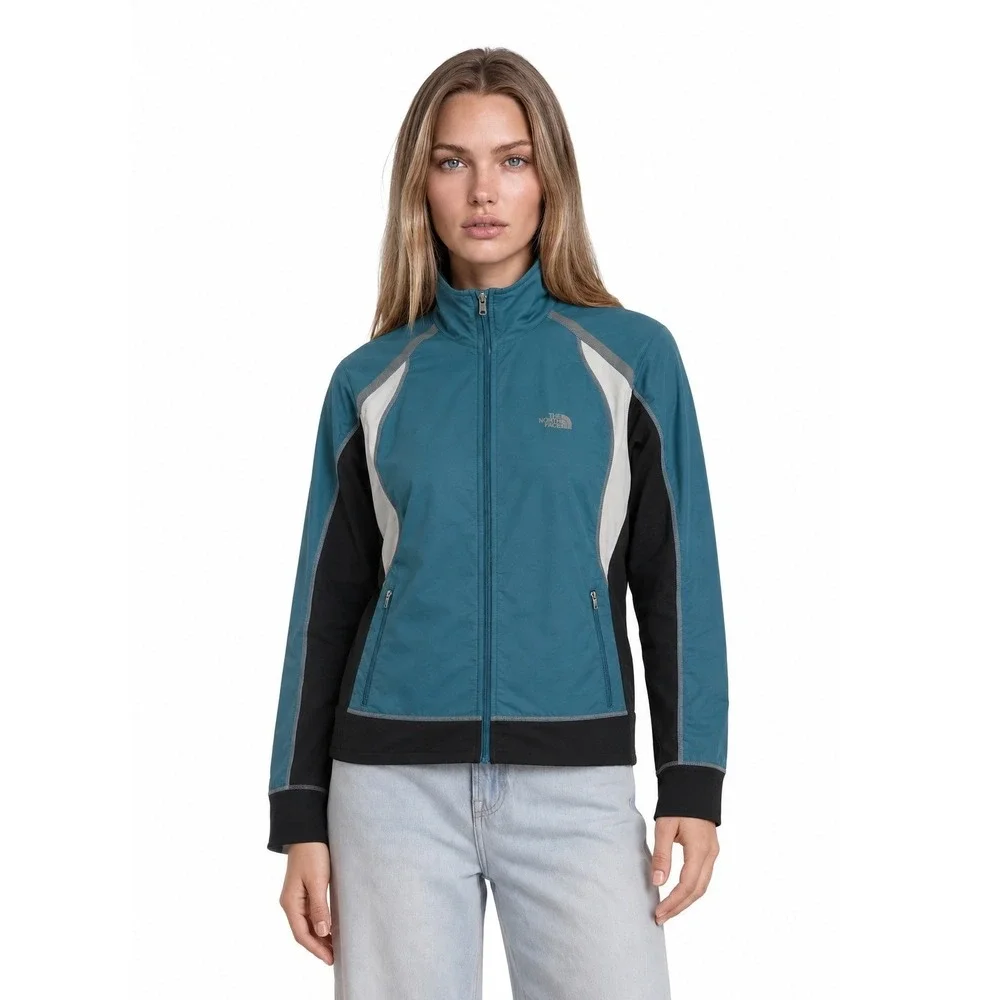 The North Face Flight Series Jacket Women's Size Medium Teal Black  Coat